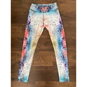 Niyama Sport Multicolor Splatter Leggings New with flaw - pen mark